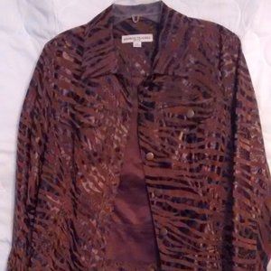 Bamboo Traders - Brown tigerstripes jacket